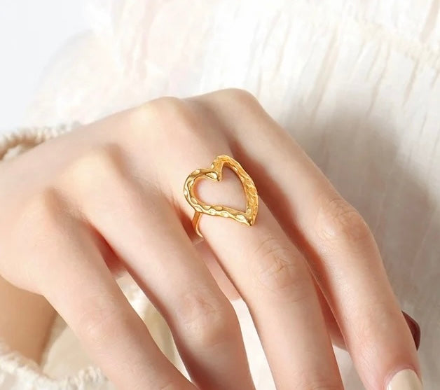 Lava Heart Ring