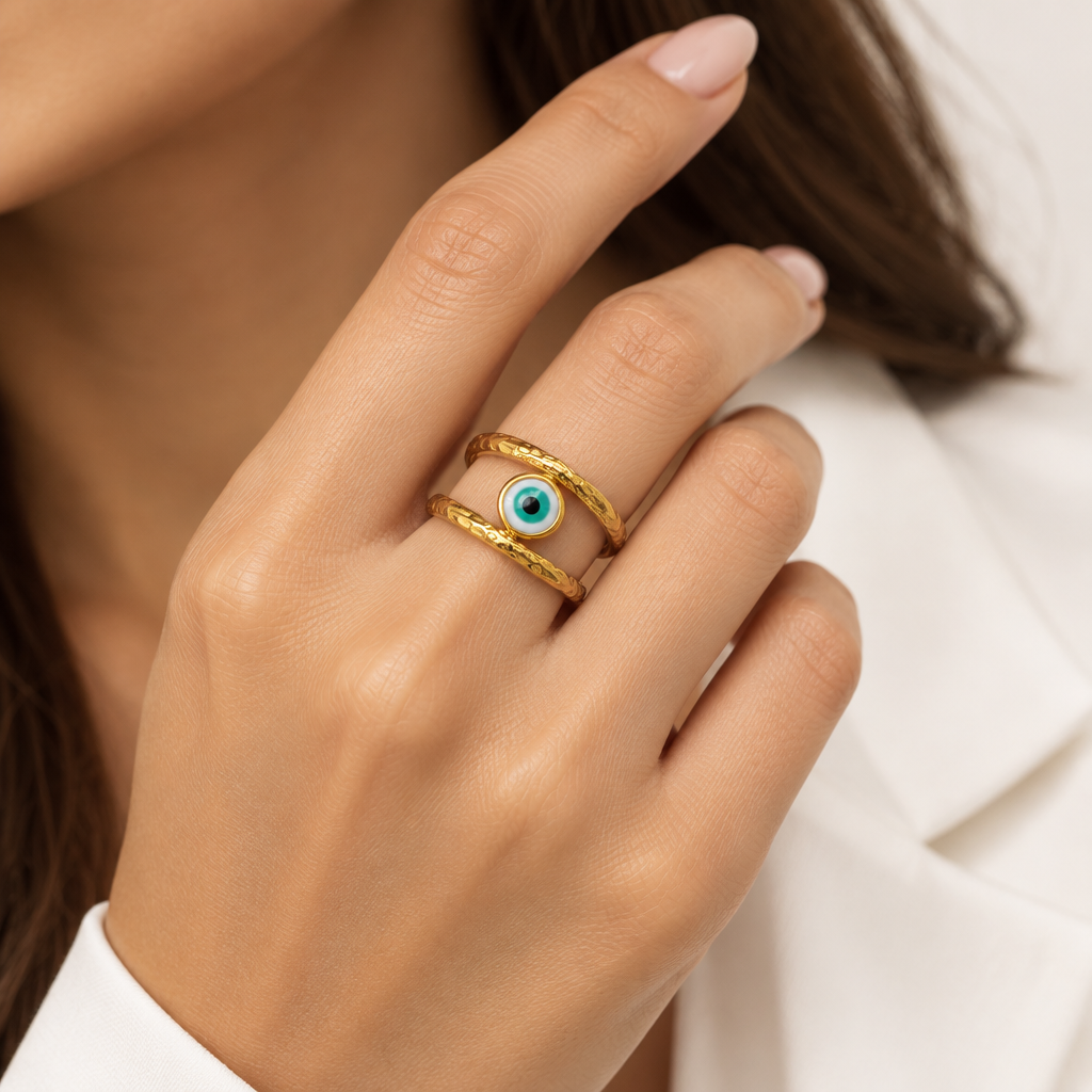 Evil Eye Ring – ring, alternate view 3