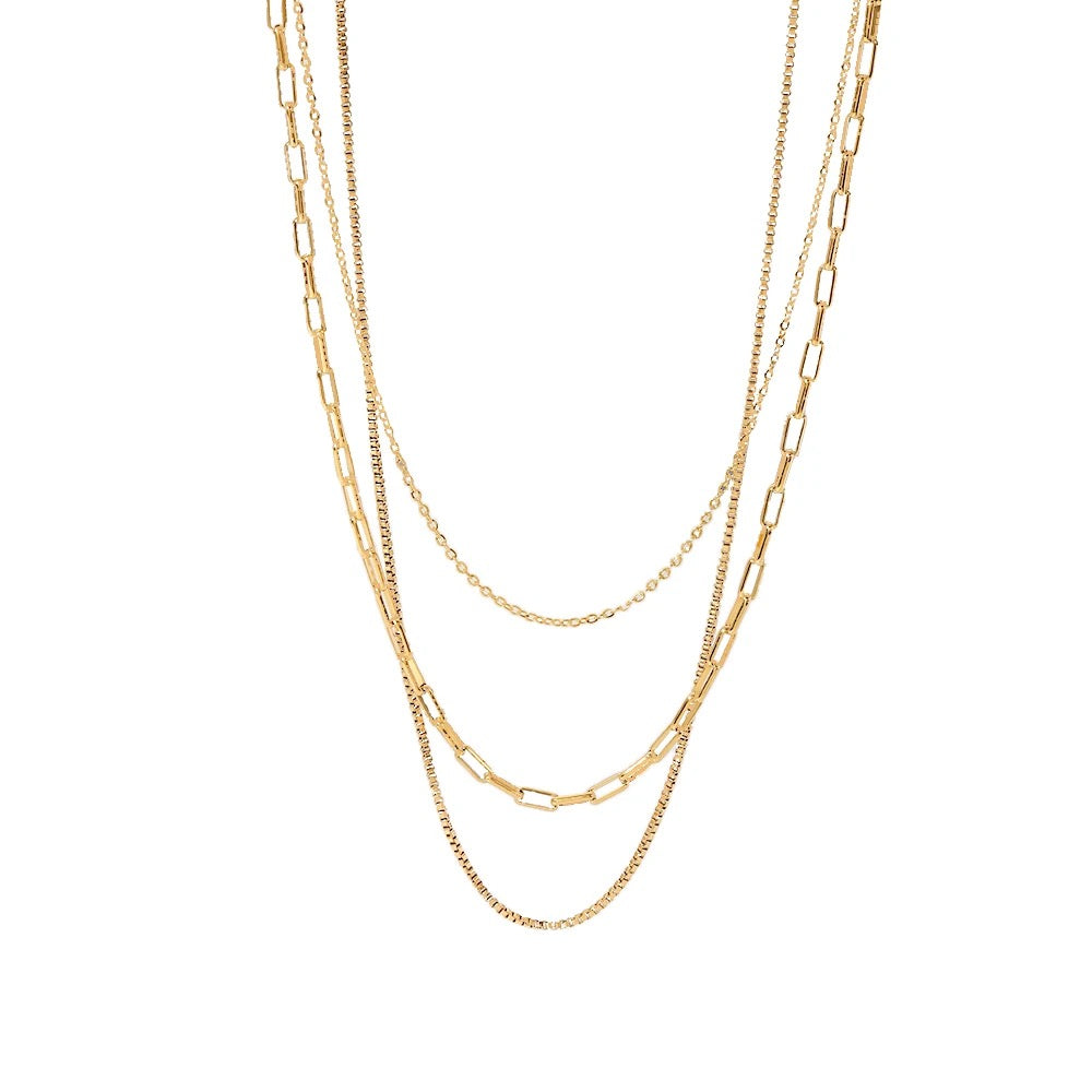 Oslo Three Layered Necklace