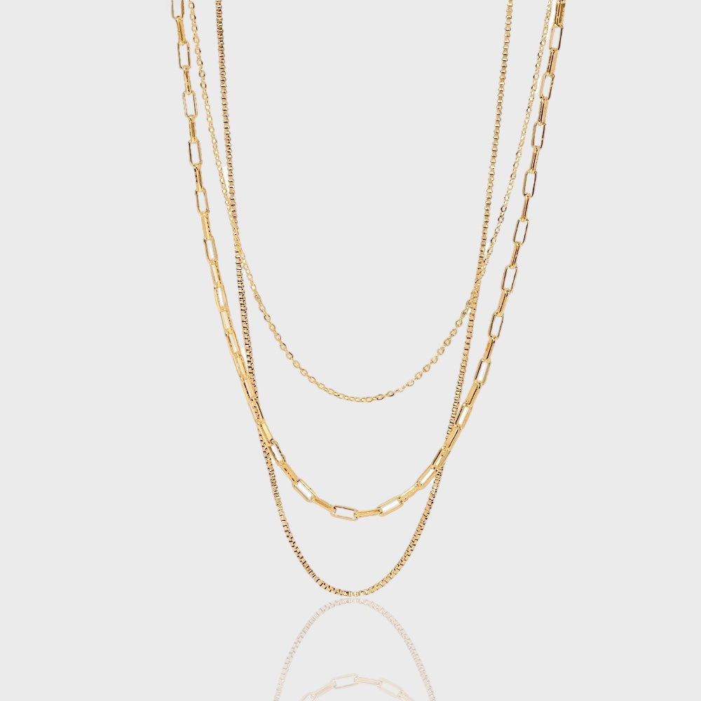 Oslo Three Layered Necklace