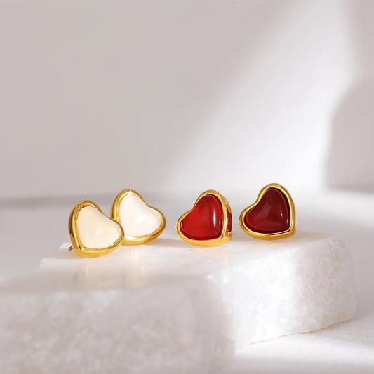 Agate Love Earrings
