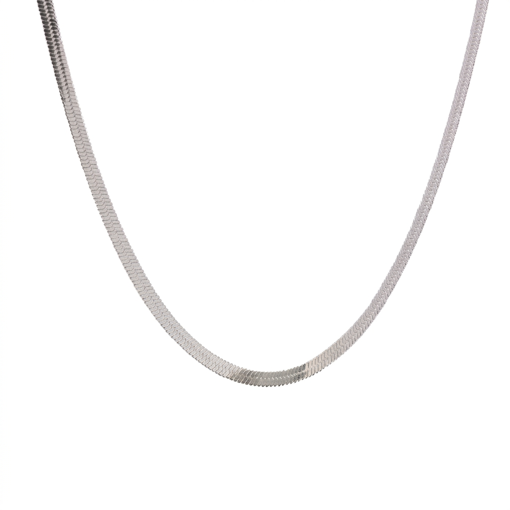 Snake Chain Necklace – necklace, alternate view 3