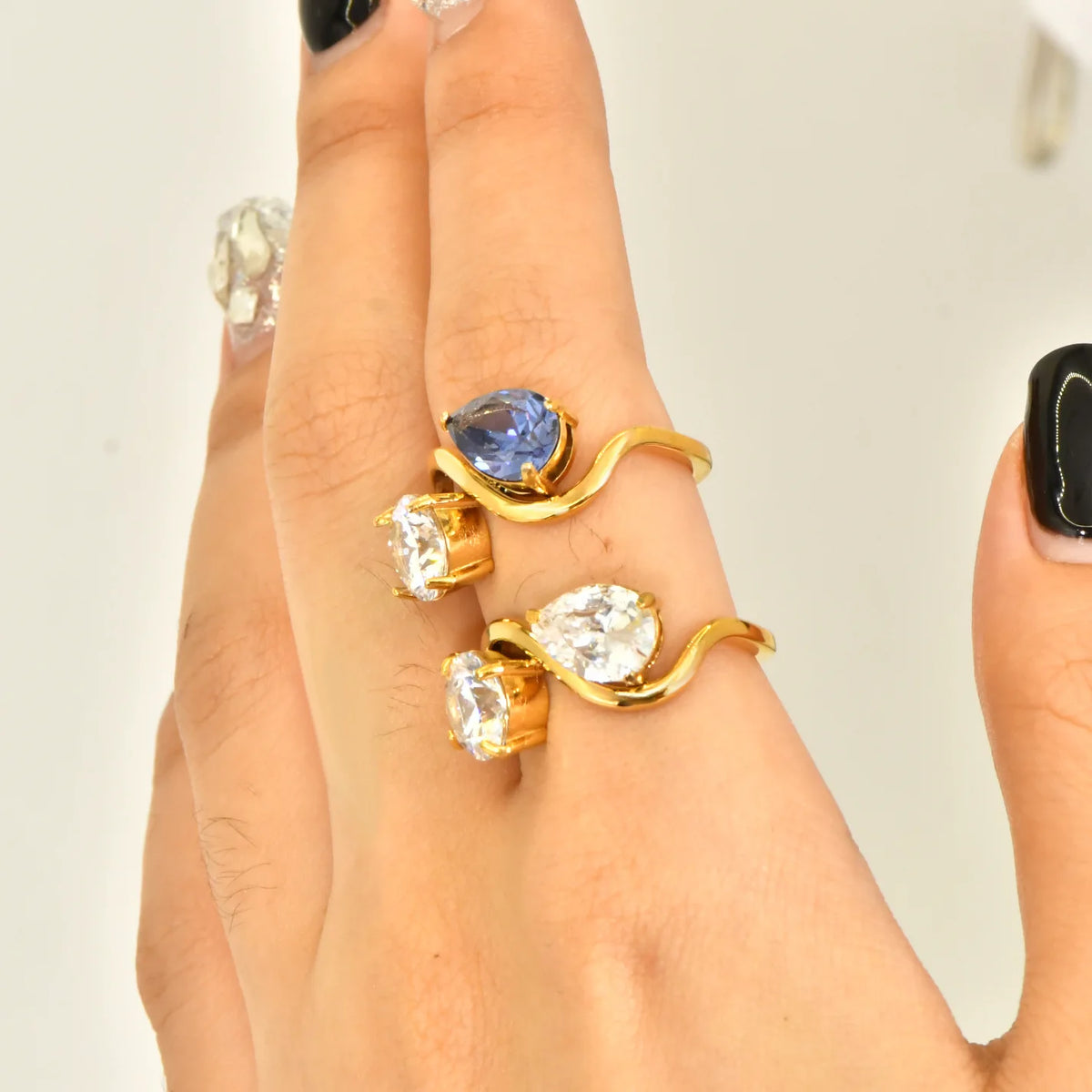 Teardrop Curve Ring – alternate view 6