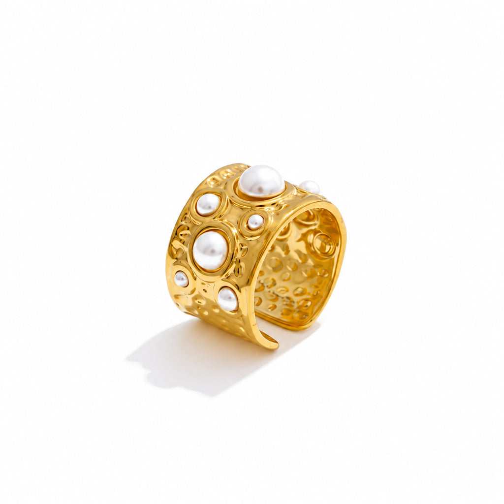 Thick Pearl Spot Ring – ring, alternate view 3