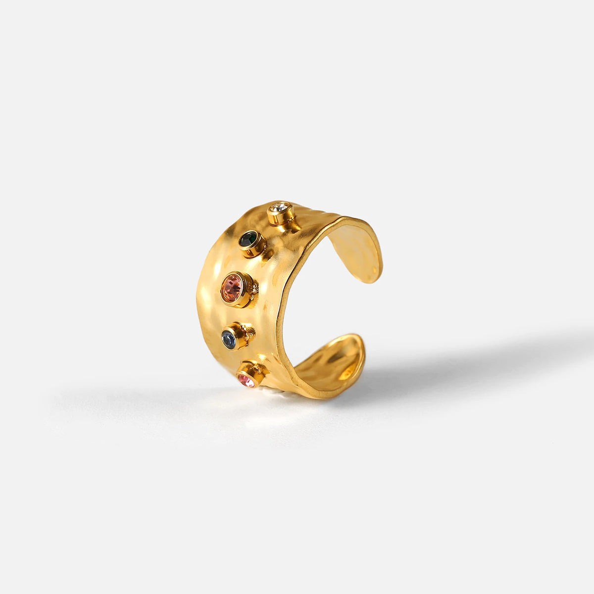 Wide Band Ring – waterproof stainless steel ring by C'Bella Jewelry