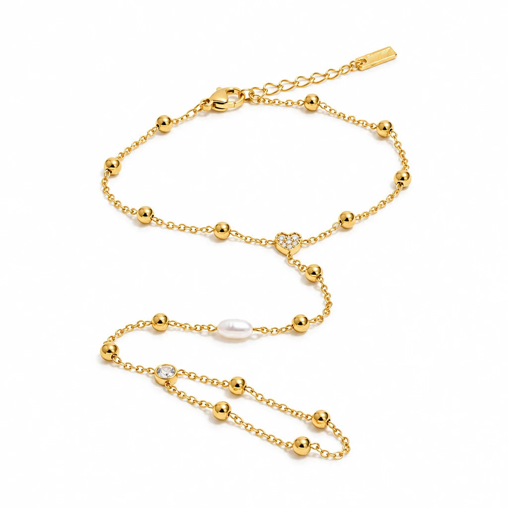 Pearl Hand Chain by C'Bella Jewelry – view 3