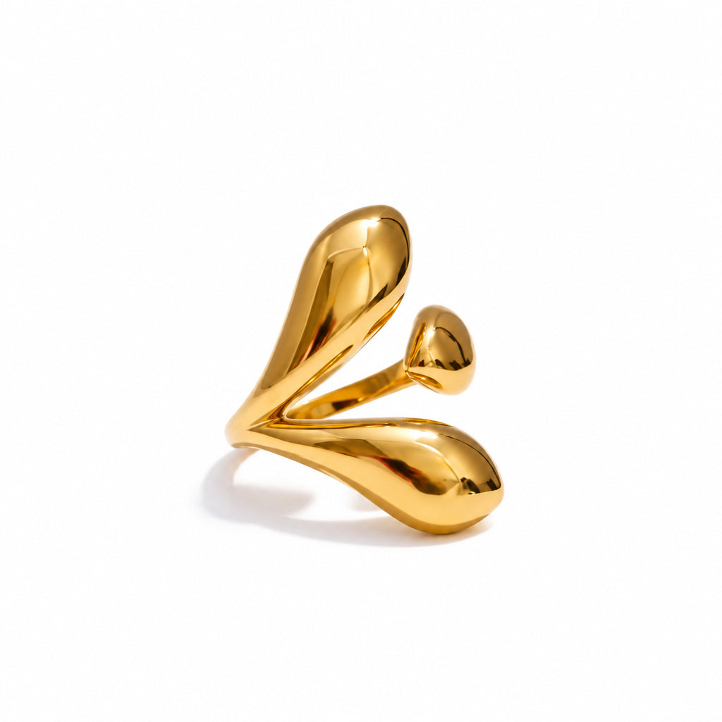 Vintage Open Wave Ring – ring, alternate view 3