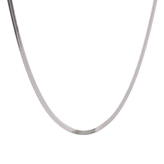 Stainless steel snake chain necklace