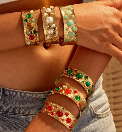 Chunky Stone Bangle