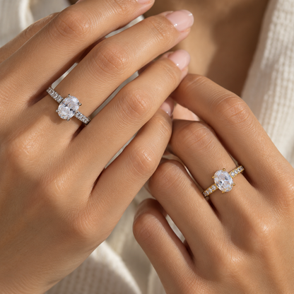 Radiant Zircon Ring
