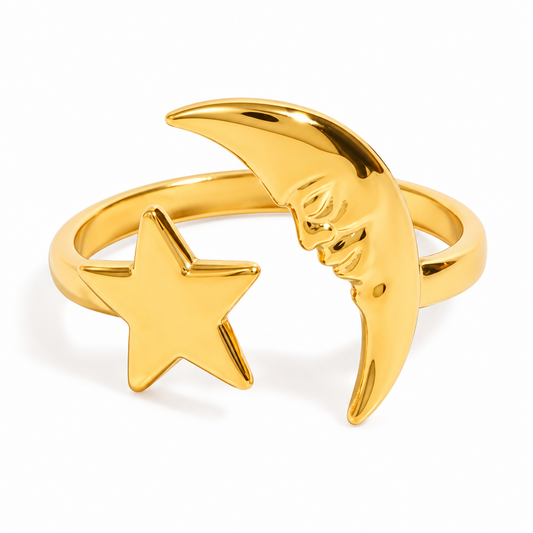 Star Moon Ring – ring, alternate view 4
