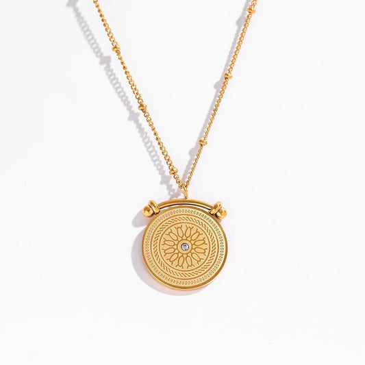 Round Coin Necklace