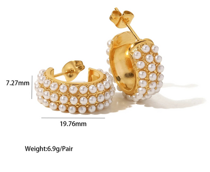 Mia Pearl Earrings