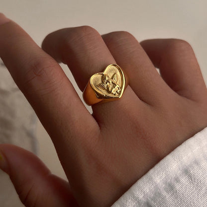 Angel Heart Ring