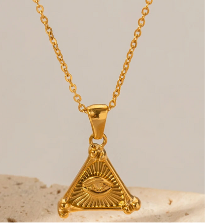 Triangle Third Eye Necklace