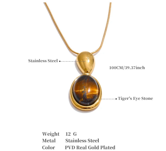 Kaplan Tiger Eye Necklace