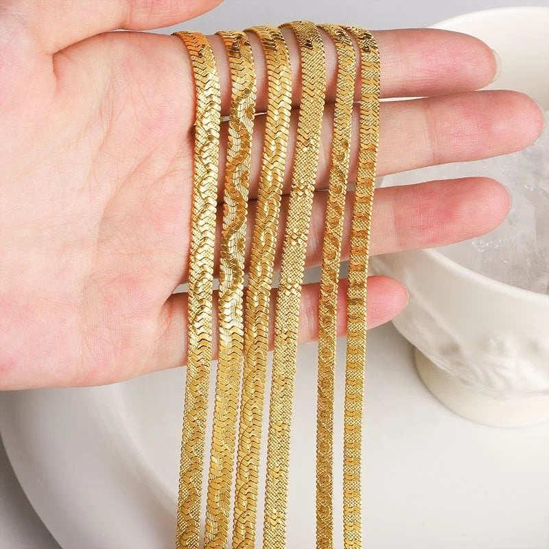 Snake Chain Bracelet Gold