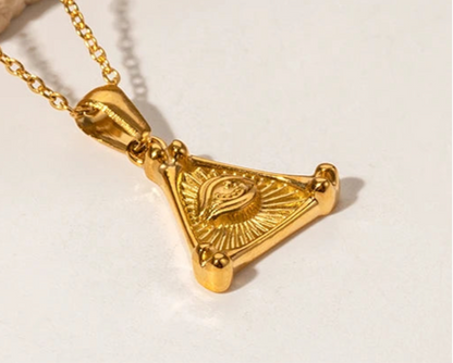 Triangle Third Eye Necklace