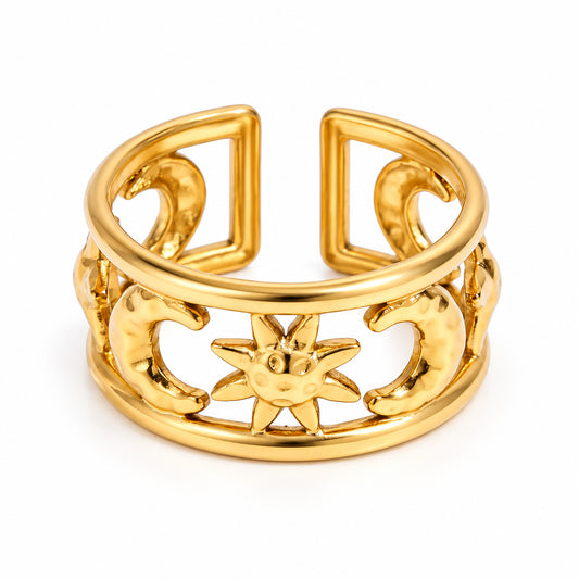 Starry Moon Ring – ring, alternate view 3