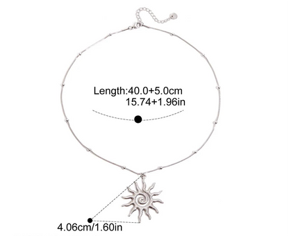 Spiral Sun Necklace