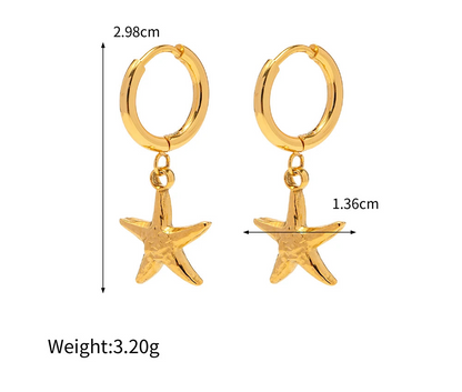 Starfish Earrings