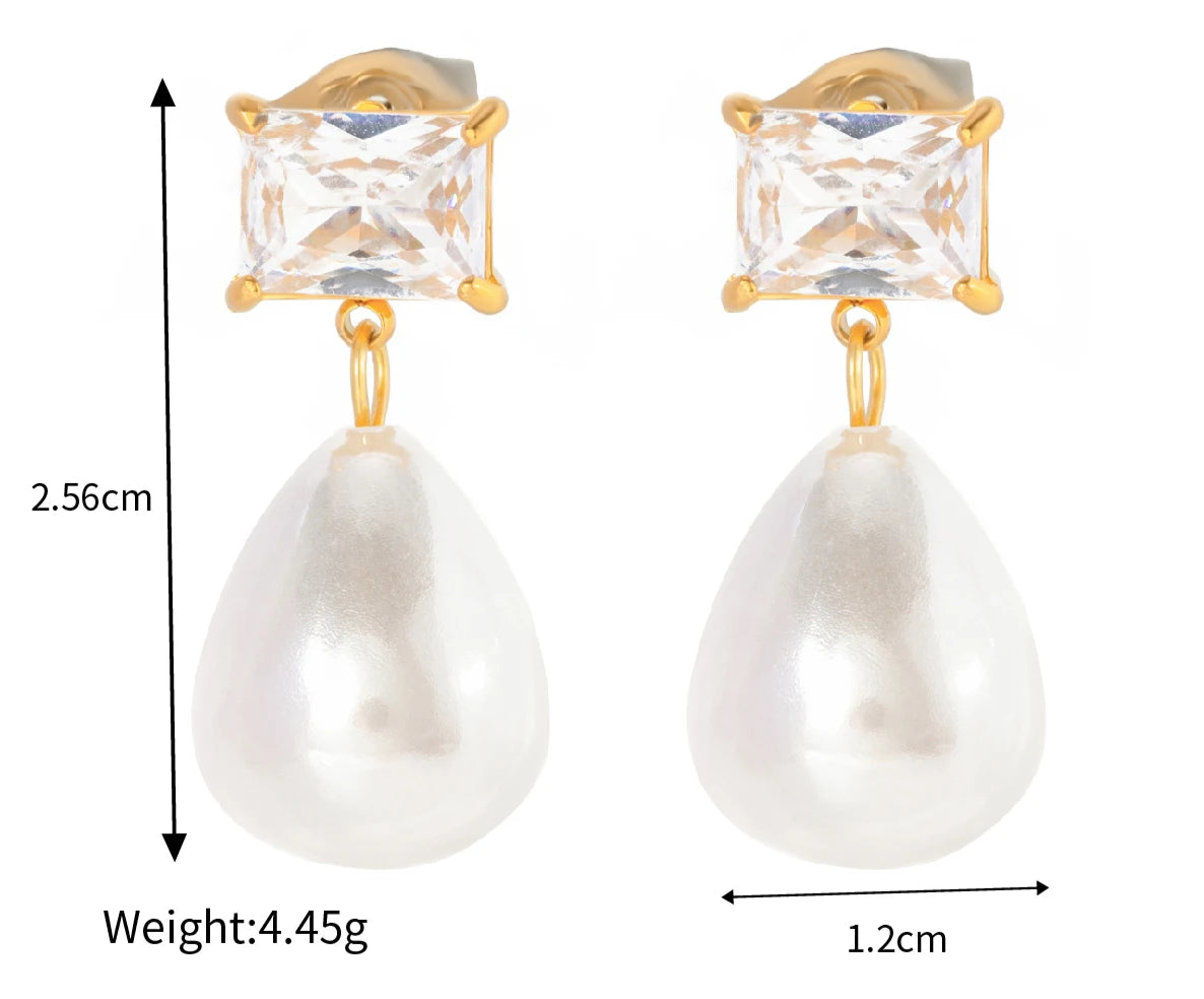 Deep Pearl Earrings