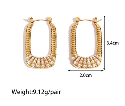 Ava Pearl Earrings