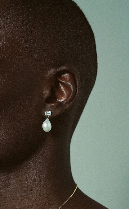 Deep Pearl Earrings