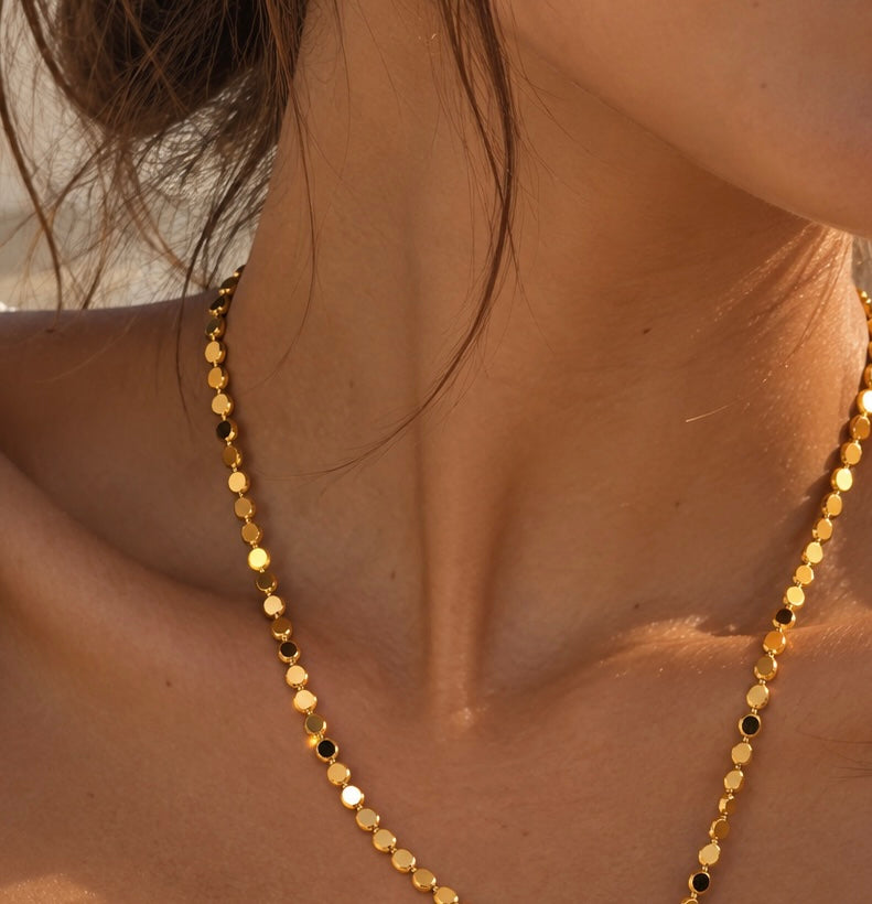 Cube Bead Necklace