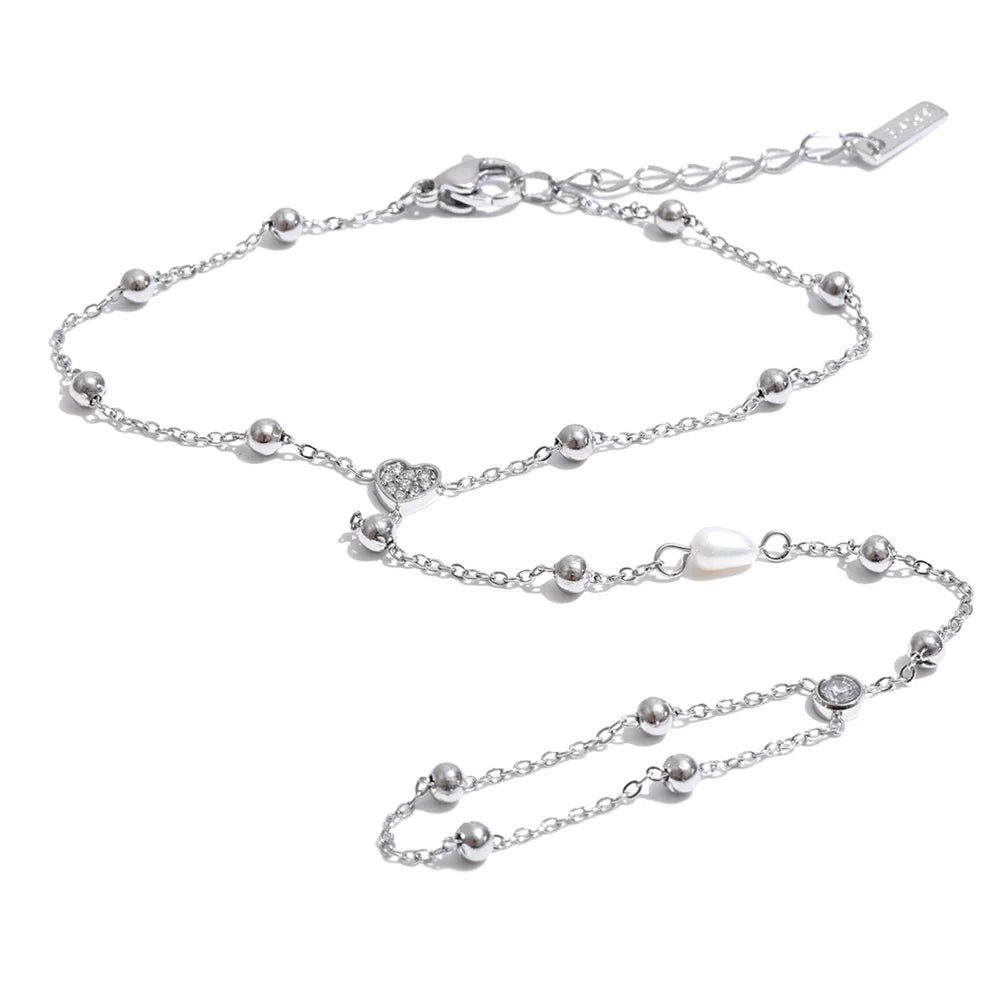 Pearl Hand Chain by C'Bella Jewelry