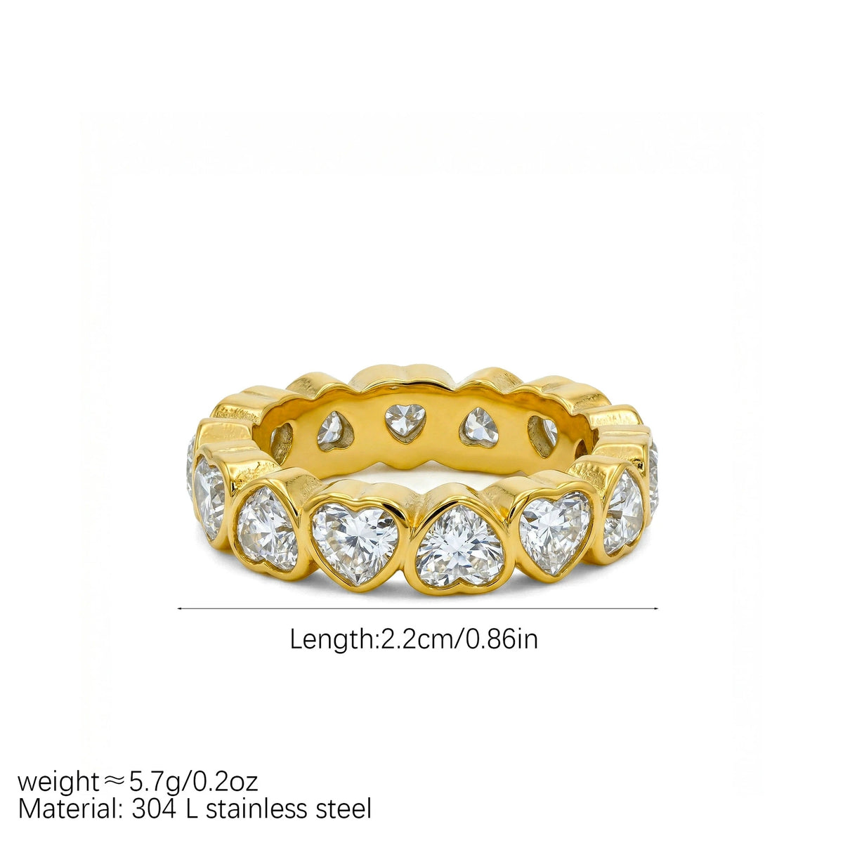 Emerald Cut Pavé Ring by C'Bella Jewelry