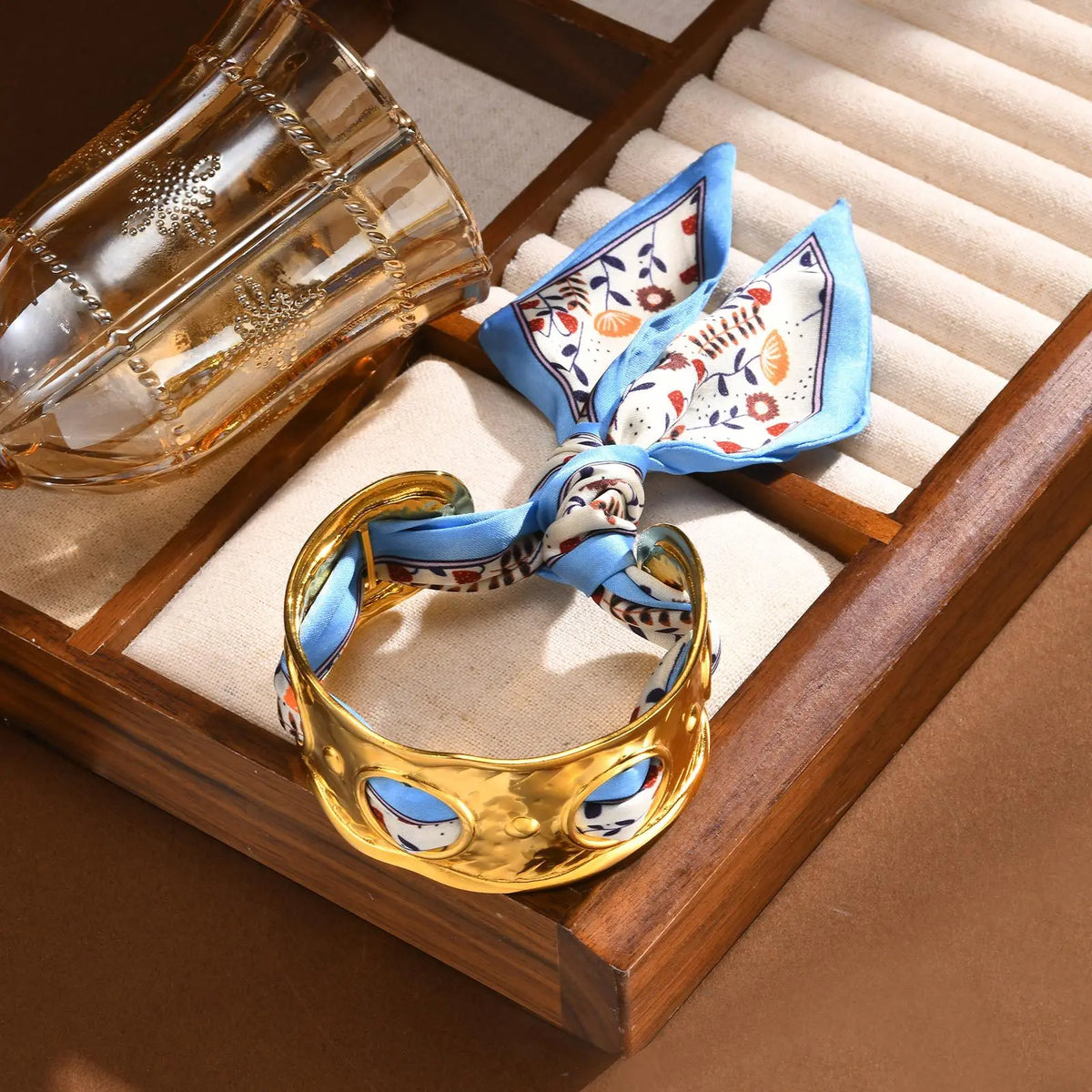 Silk Scarf Bangle – retro bangle by C'Bella Jewelry