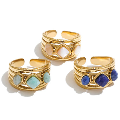 Vintage Stone Ring – adjustable gemstone ring by C'Bella Jewelry