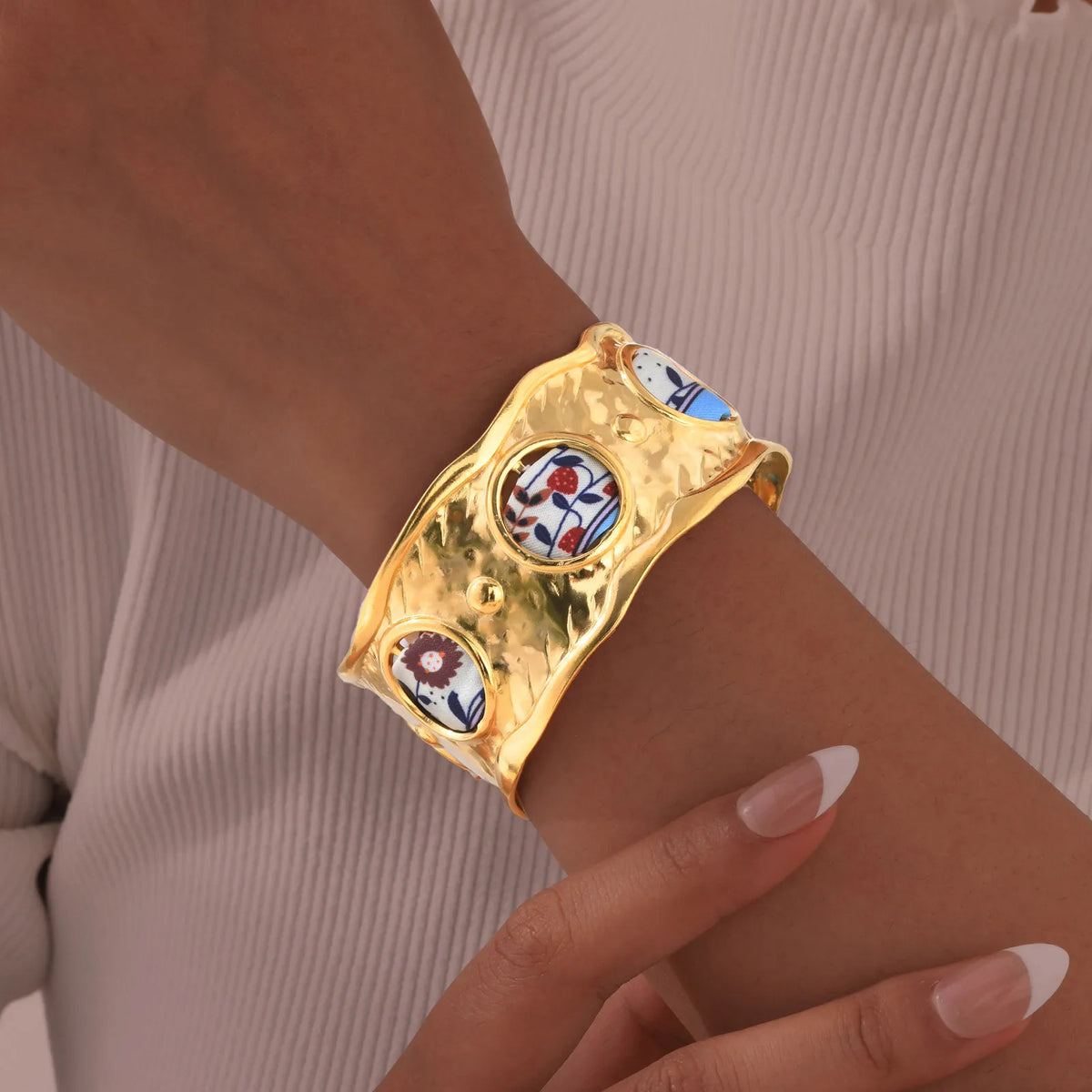 Silk Scarf Bangle by C'Bella Jewelry – view 4
