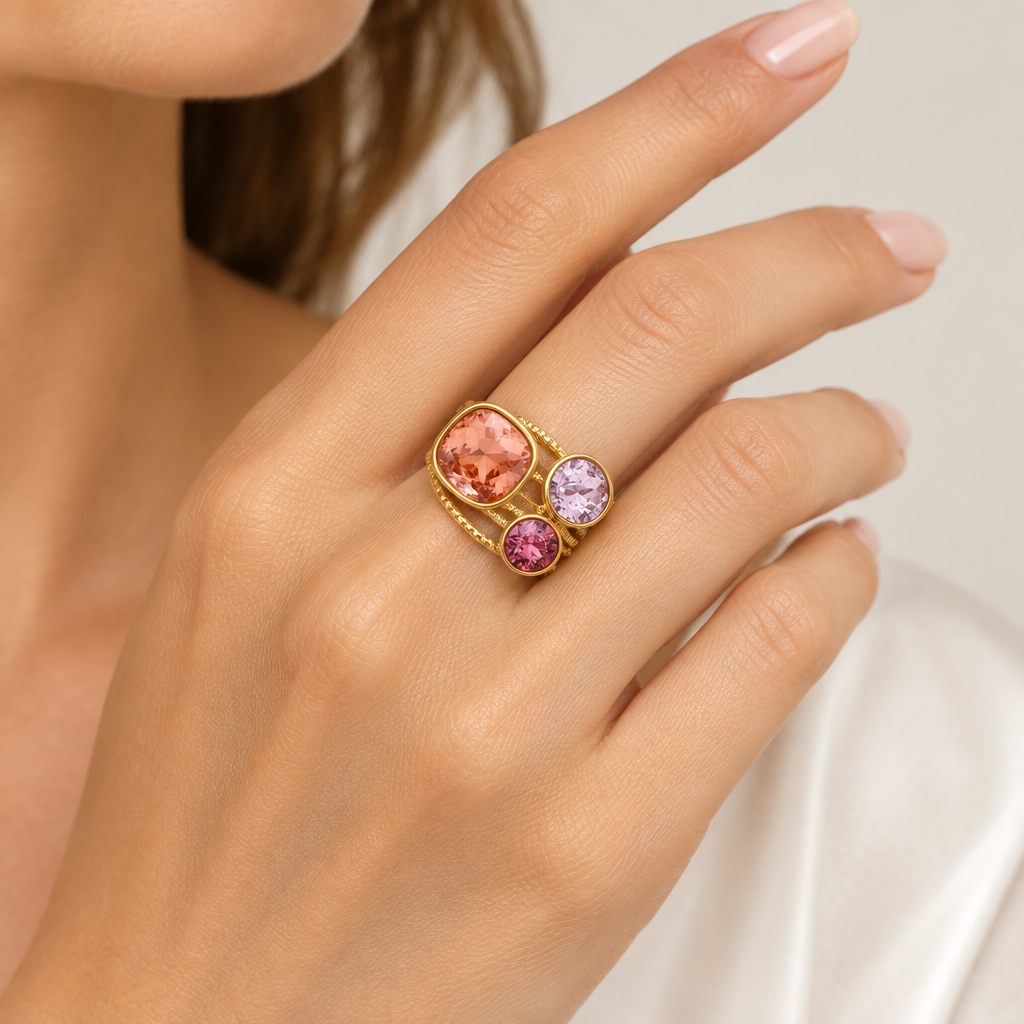 Prism Crystal Ring by C'Bella Jewelry – view 8