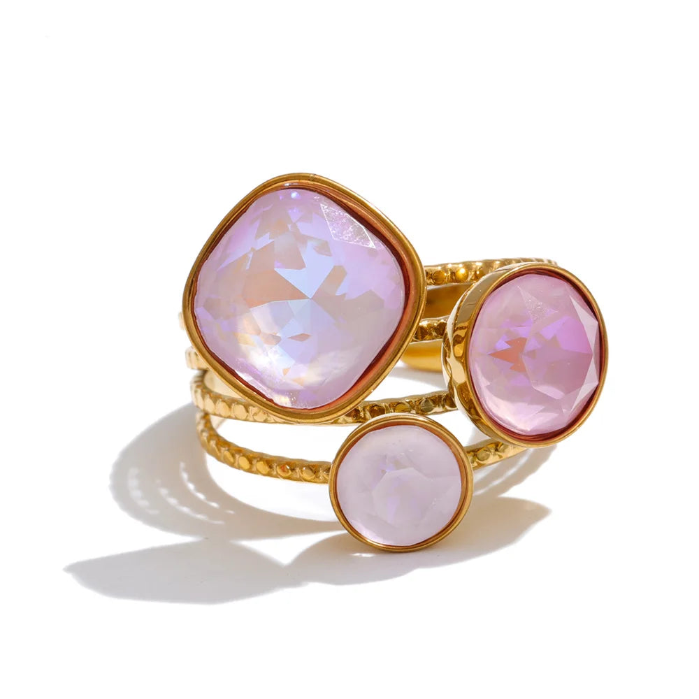 Prism Crystal Ring by C'Bella Jewelry
