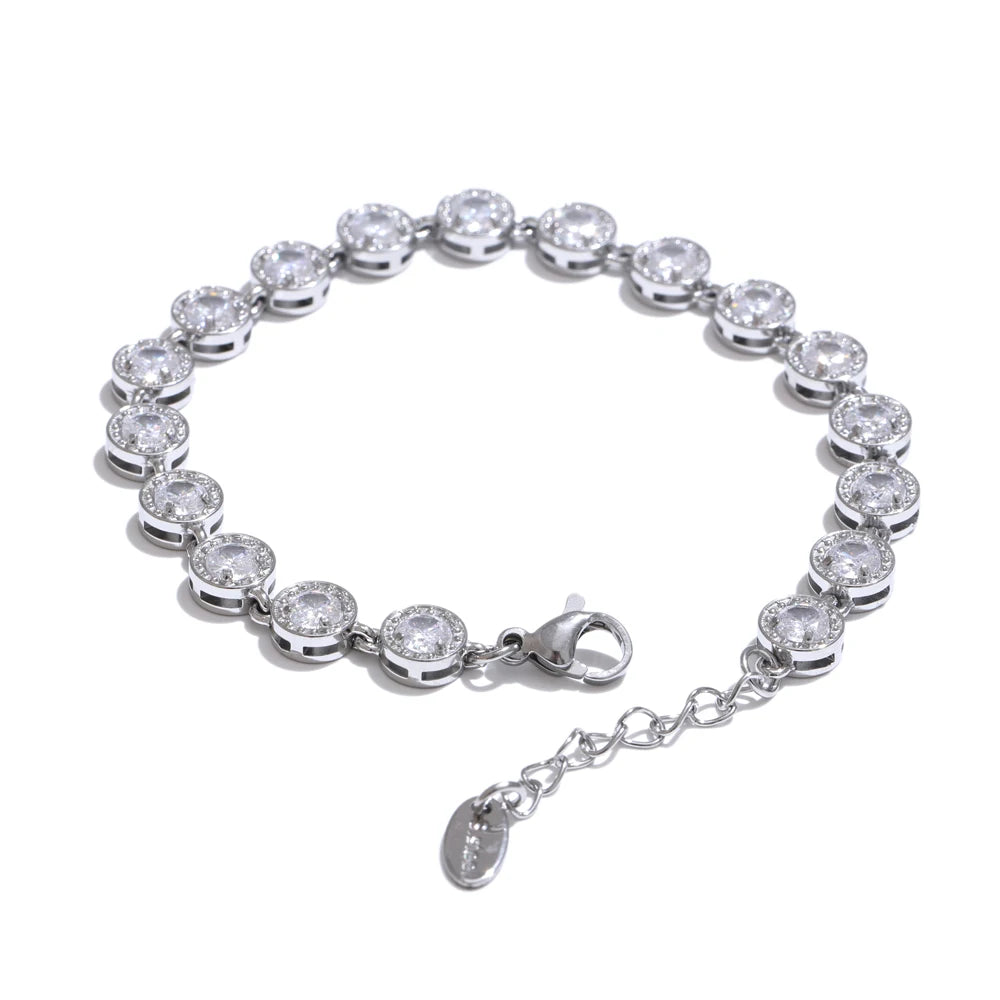 Rainbow Zircon Chain Set by C'Bella Jewelry – view 2