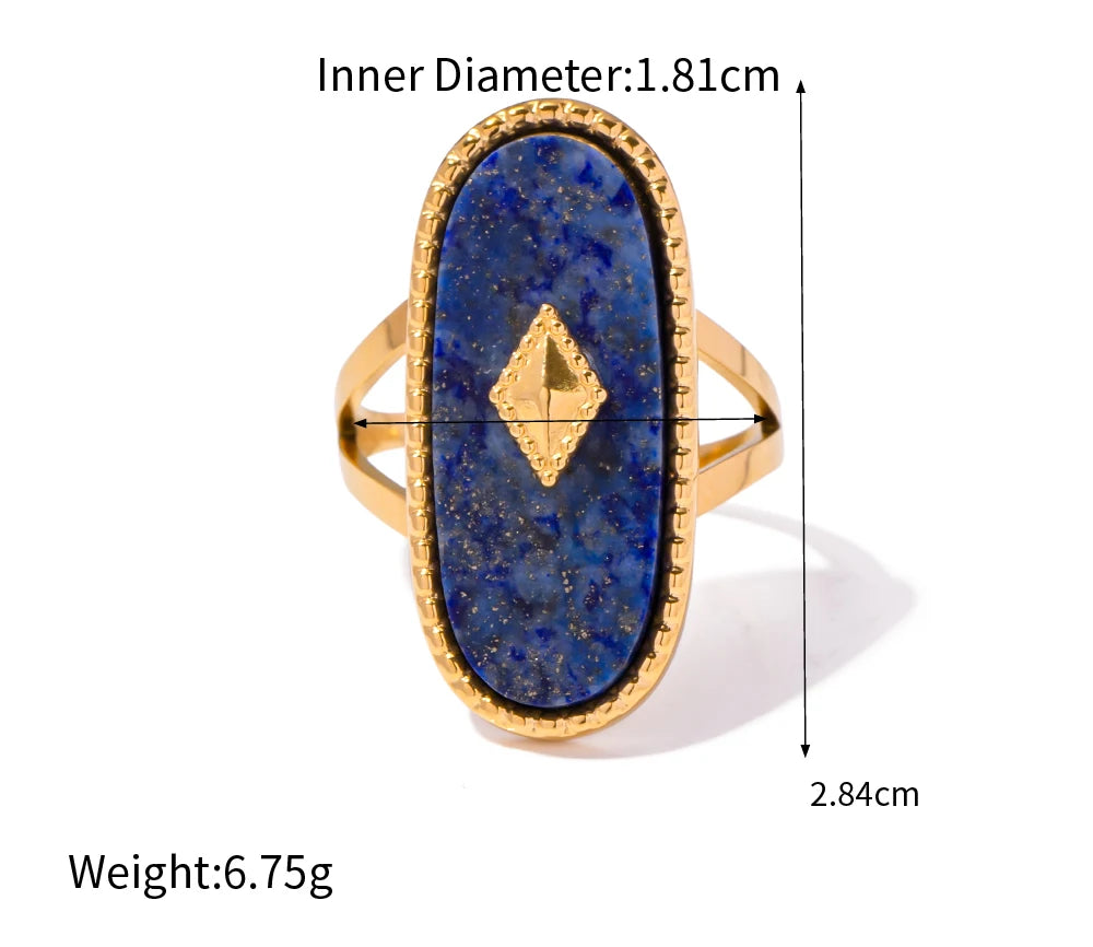 Lapis Stone Ring