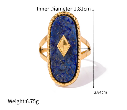 Lapis Stone Ring