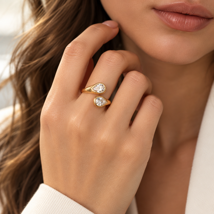 Amelie Ring – stone ring by C'Bella Jewelry