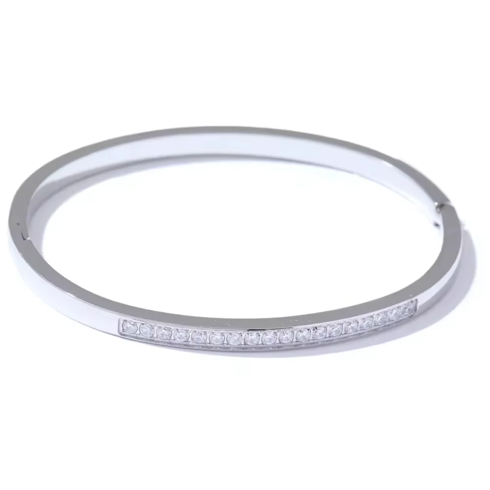 Sparkle Pavé Bangle by C'Bella Jewelry