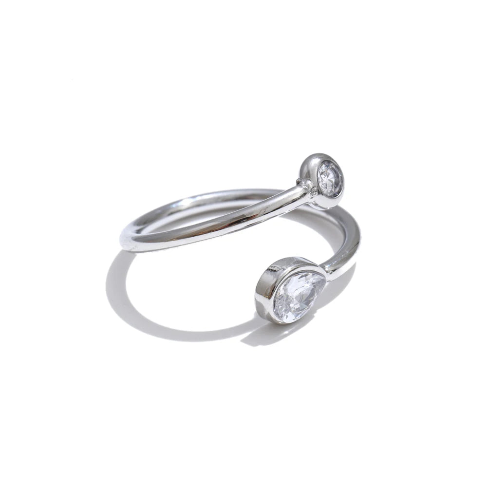 Orbit Zircon Ring by C'Bella Jewelry