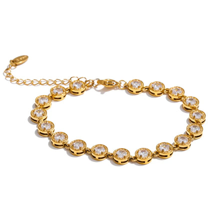 Rainbow Zircon Chain Set by C'Bella Jewelry – view 4