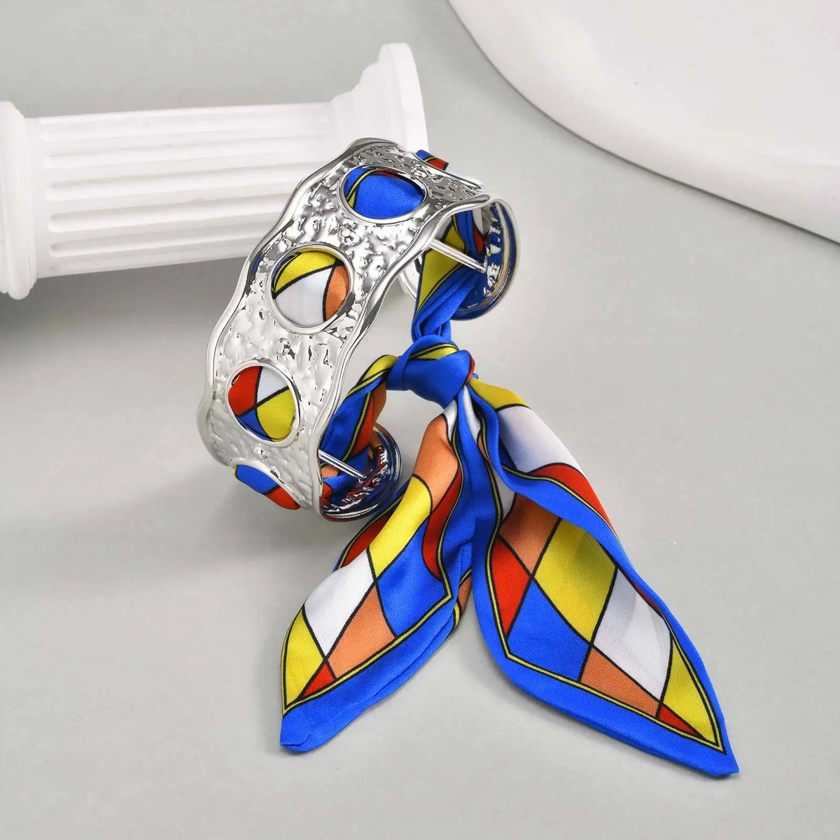 Silk Scarf Bangle by C'Bella Jewelry – view 6