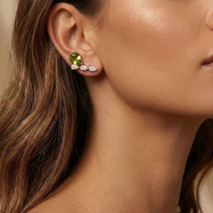 Pear Drop Earrings – waterproof gold earrings by C'Bella Jewelry