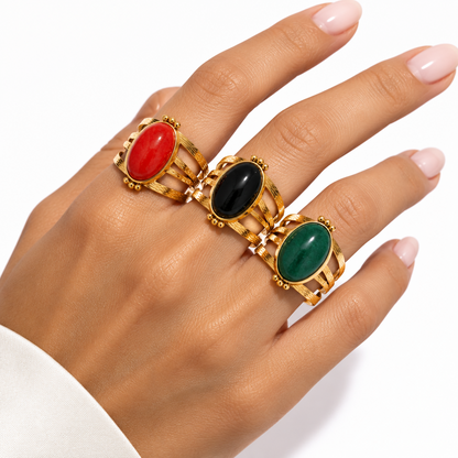 Ave Ring – stone ring by C'Bella Jewelry