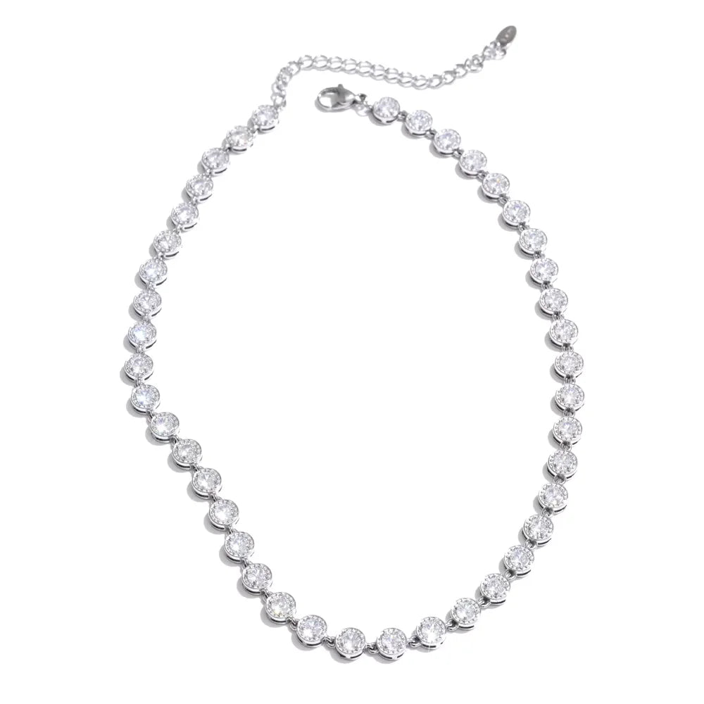 Rainbow Zircon Chain Set by C'Bella Jewelry – view 5
