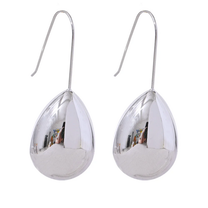Smooth Drop Earrings by C'Bella Jewelry