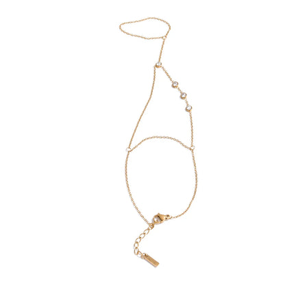 Geometric Hand Chain by C'Bella Jewelry