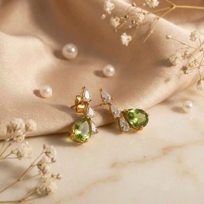 Pear Drop Earrings by C'Bella Jewelry